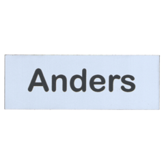 8585602082 Navneskilt Magnet - Eget Navn