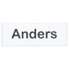 858560 Namnbricka Magnet - Eget Namn 70x25mm