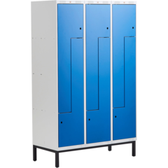 AJ313592 Z-Skåp AJ Benstativ 3 Sektioner 6-fack