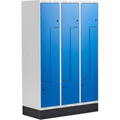 AJ313591 Z-Skåp AJ Sockel 3 Sektioner 6-fack