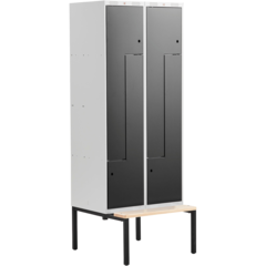 AJ31358360 Z-Skåp AJ Bänkstativ 2 Sektioner 4-fack