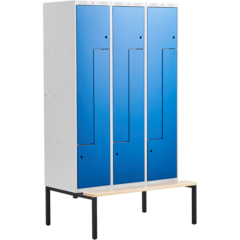 AJ313593 Z-Skåp AJ Bänkstativ 3 Sektioner 6-fack