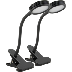 LPBL2 Black Clip-On Lamp 2-Pack