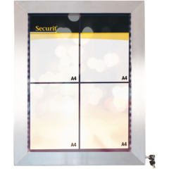 MCS4A4LSS Securit LED Information Display 4 x A4