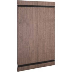 MCWALA4RB Menyhållare med Band Securit Valnöt A4