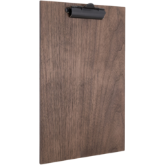 MCWALA4CB Menyhållare med Klämma Securit Valnöt A4