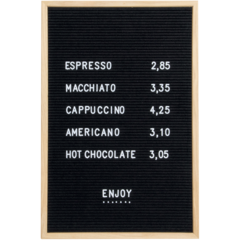 WLBTE6080 Securit Bokstavstavla 80x60cm