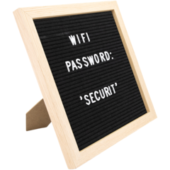 WLBTE3030 Securit Bokstavstavla 30x30cm