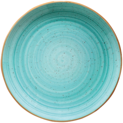 CKAAQGRM20CK Djup Tallrik Bonna Aura Aqua Turkos Ø20cm