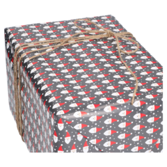 FP4406997 Julpapper Nisse Antracit