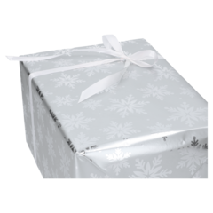 440869838 Julpapper Snöflinga Metall