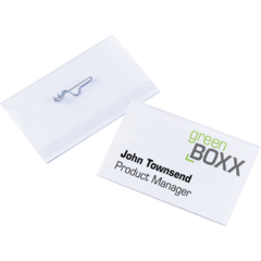 800419 Namnskylt Durable med nålfäste 54x90mm 50st