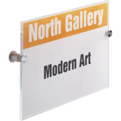 DU307 Dörrskylt Durable Crystal Sign®