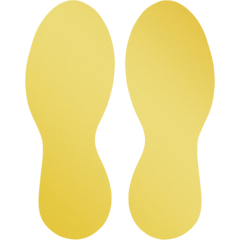 DU104704 Golvmarkering Fotavtryck Durable