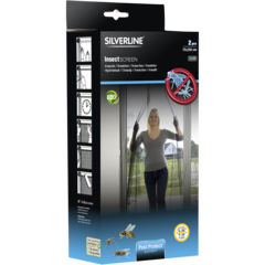 10322455 Insektsnät Dörr Silverline 2x75x250cm