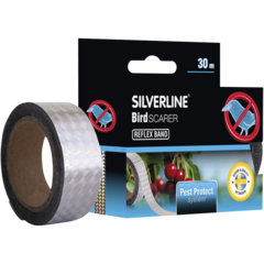 10322342 Fågelskrämma Silverline Reflexband 30m