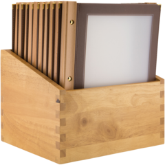 MCBOXWRA4BR Securit Menypärm A4 20st inkl. Box