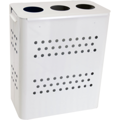 HYK53062 Avfallstunna Vit 3 Partition