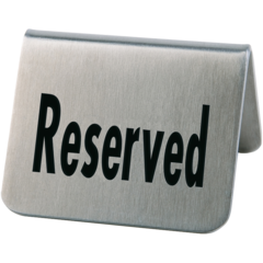 AP00013 Bordsskylt "Reserved" APS 5x5cm