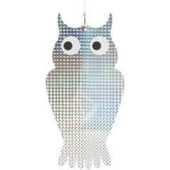 10322340 Fågelskrämma Shiny Owl Silverline 2-pack