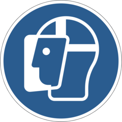 DU346 Påbudsdekal Golvapplicering Durable Ø430mm