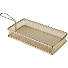 AP40613 Serveringskorg APS Snackholder Guld