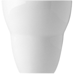BAS07181 Kaffekopp utan öra G. Benedikt Basic Vit 18cl