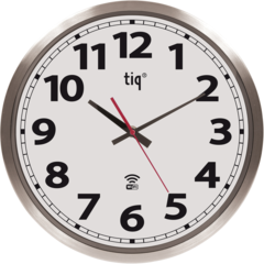 D05J23WIFI Väggur Ø60cm Alu. Wi-Fi