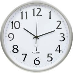 F6205CSWEEP Väggur Ø35,5cm Plast Radiokont