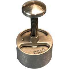 151636600 Hamburgerpress Aluminium 9cm*