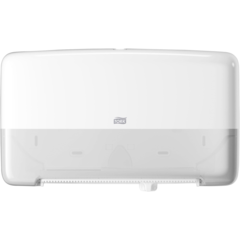 157555500 Dispenser Toalettpapper Tork Twin Mini Jumbo Vit T2