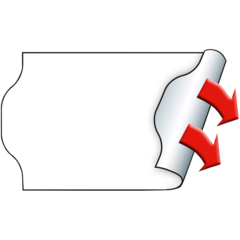 M30007365 Prisetiketter Meto permanenta 32x19mm Vit