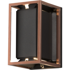 GK424759 Vägglykta Vale Svart/Koppar