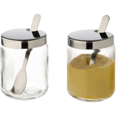 AP40415 APS Senapsglas med sked 2-pack