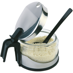 AP40453 Parmesan-/Ostskål med Sked APS Economic Ø10,5cm