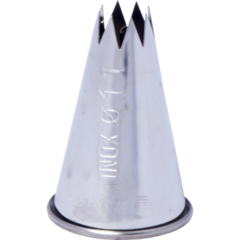 BAK11611 Stjärntyll Rostfri Bakers 11mm