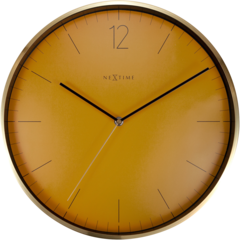 3252HAFM6 Väggklocka Essential Gold Ø34