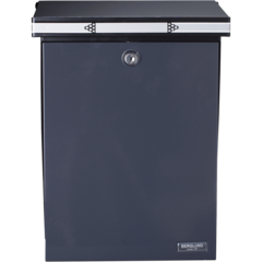 103101522 Postlåda SL98 Sv/Grå Inkl Lås