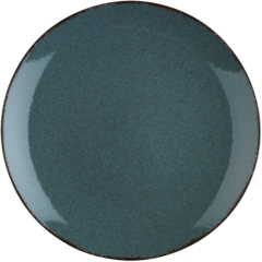 BLO26 Tallrik flat rund Blocho Pearl Colorx Gråblå