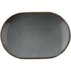 CXOFD28KY730P01 Tallrik halvdjup oval Blocho Pearl Colorx Gråblå 28cm