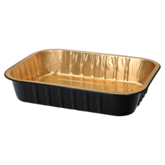 AS221530 Aluminiumform Svart/Guld 1530ml 236x185x49mm