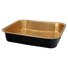 AS223600 Aluminiumform Svart/Guld 3600ml 322x262x60mm