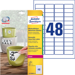 ANL4778REV20 ETIKETT VIT 45,7x21,2 MM