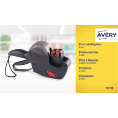 ANPL218 Prismärkningspistol Avery PL1/8 26x16mm 2 rad 10+8 tecken