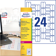 ANL795020 Märketikett Vit 60x40 mm