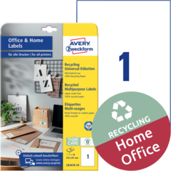 ANLR347810 Etikett Vit 210x297 mm