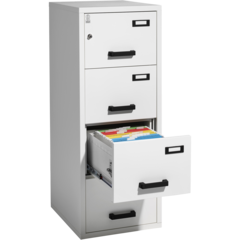 ROB03 Arkivskåp Robur Safe Brandklassat Grå