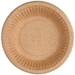 212200 PAPPTALLERKEN DYP BRUN 20CM