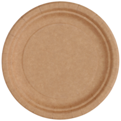 212400 PAPPTALLERKEN BRUN 18CM