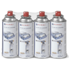 1018339 Gas till brännare Hendi 227g 4-pack